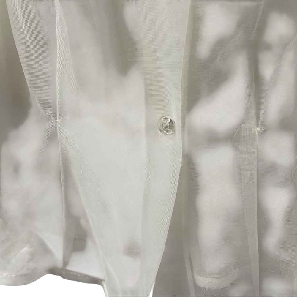 Mark Lee Original 1950s Sheer White Top - Picture 7 of 7